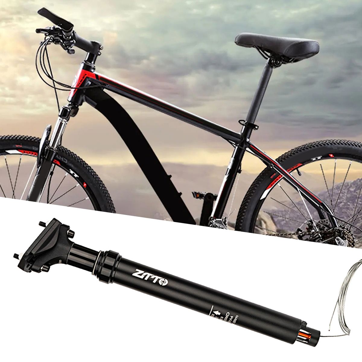 1 Set Seat Tube Shock Absorbing Seat Tube A