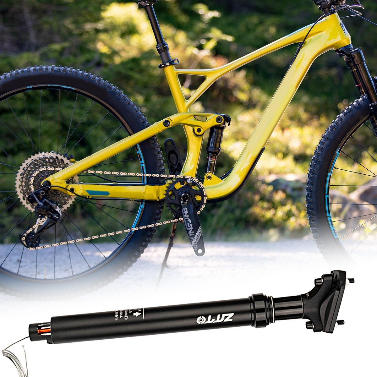 1 Set Seat Tube Shock Absorbing Seat Tube A