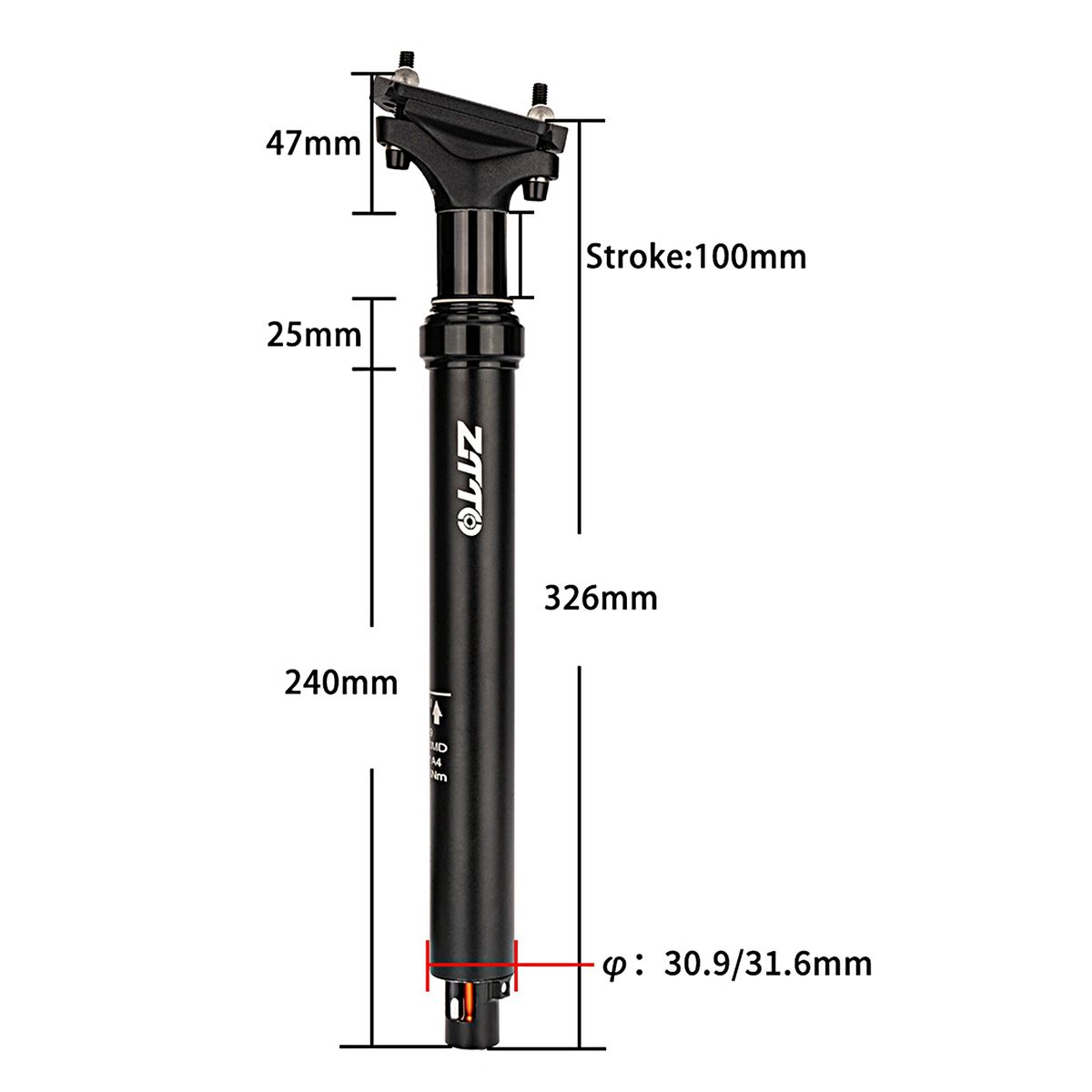1 Set Seat Tube Shock Absorbing Seat Tube A