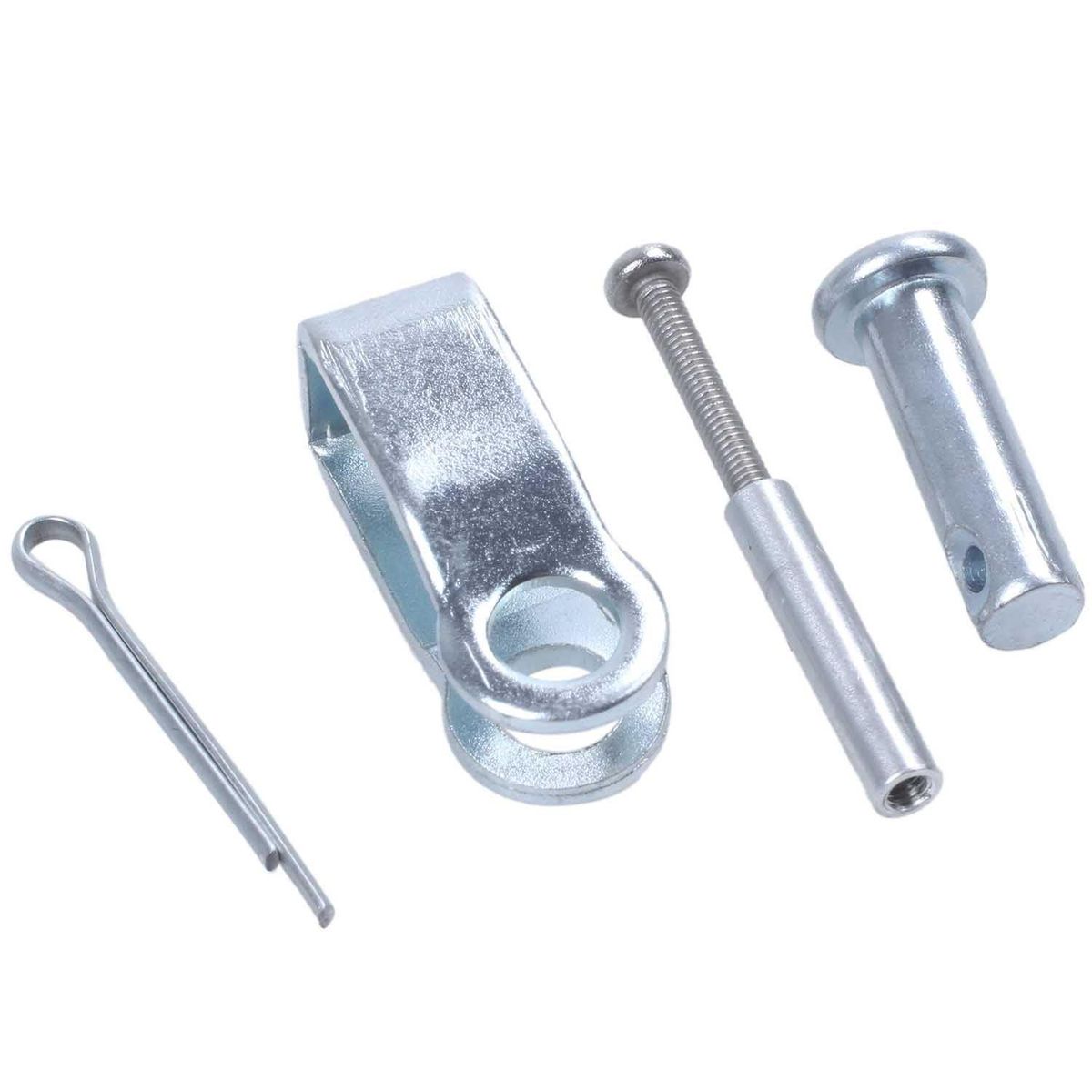 Motorcycle Hydraulic Clutch Master Cylinder Rod Brake Pump M10x1.25mm Aluminum silver