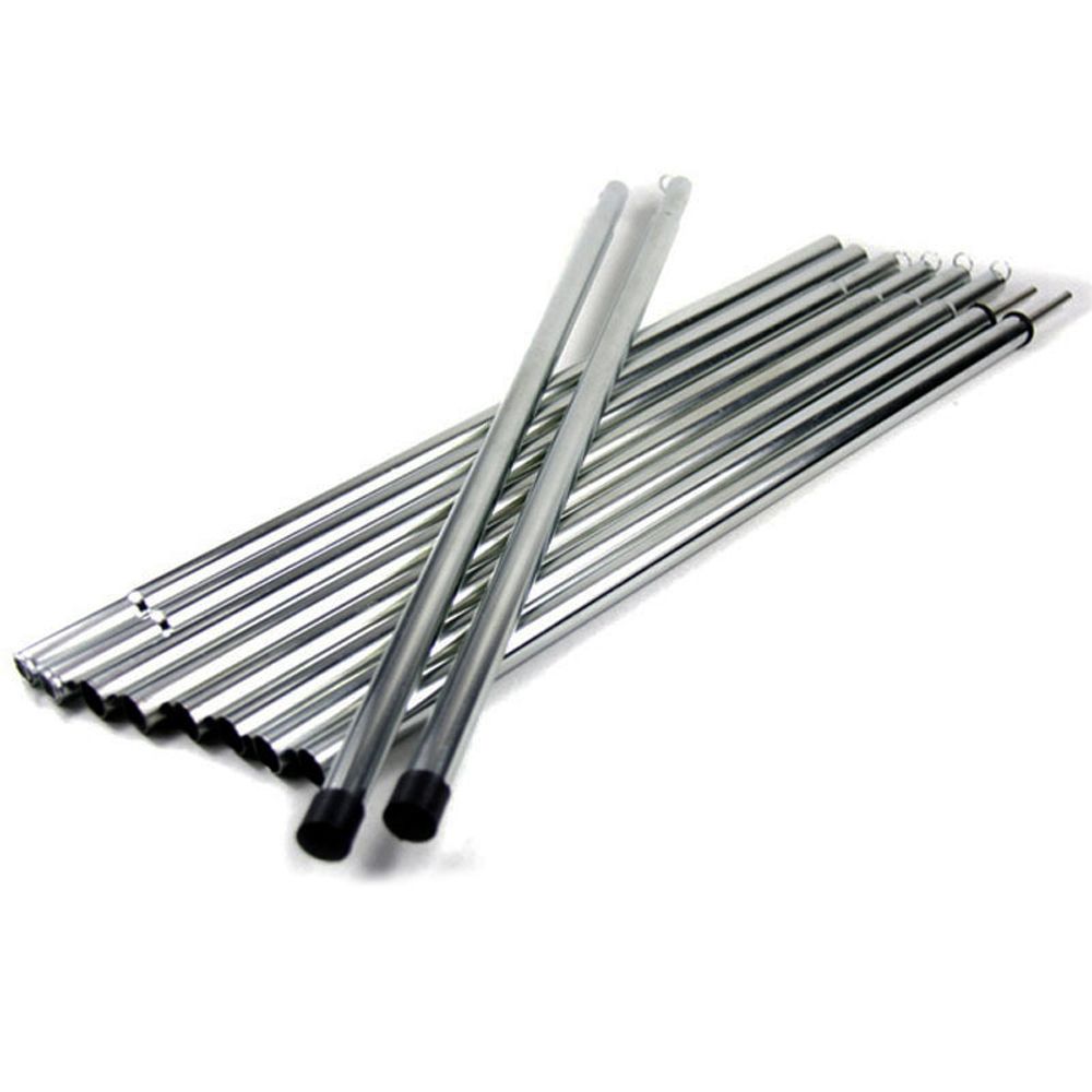 Outdoor Tent Canopy Tarp Poles Tent Canopy Support Rods Iron