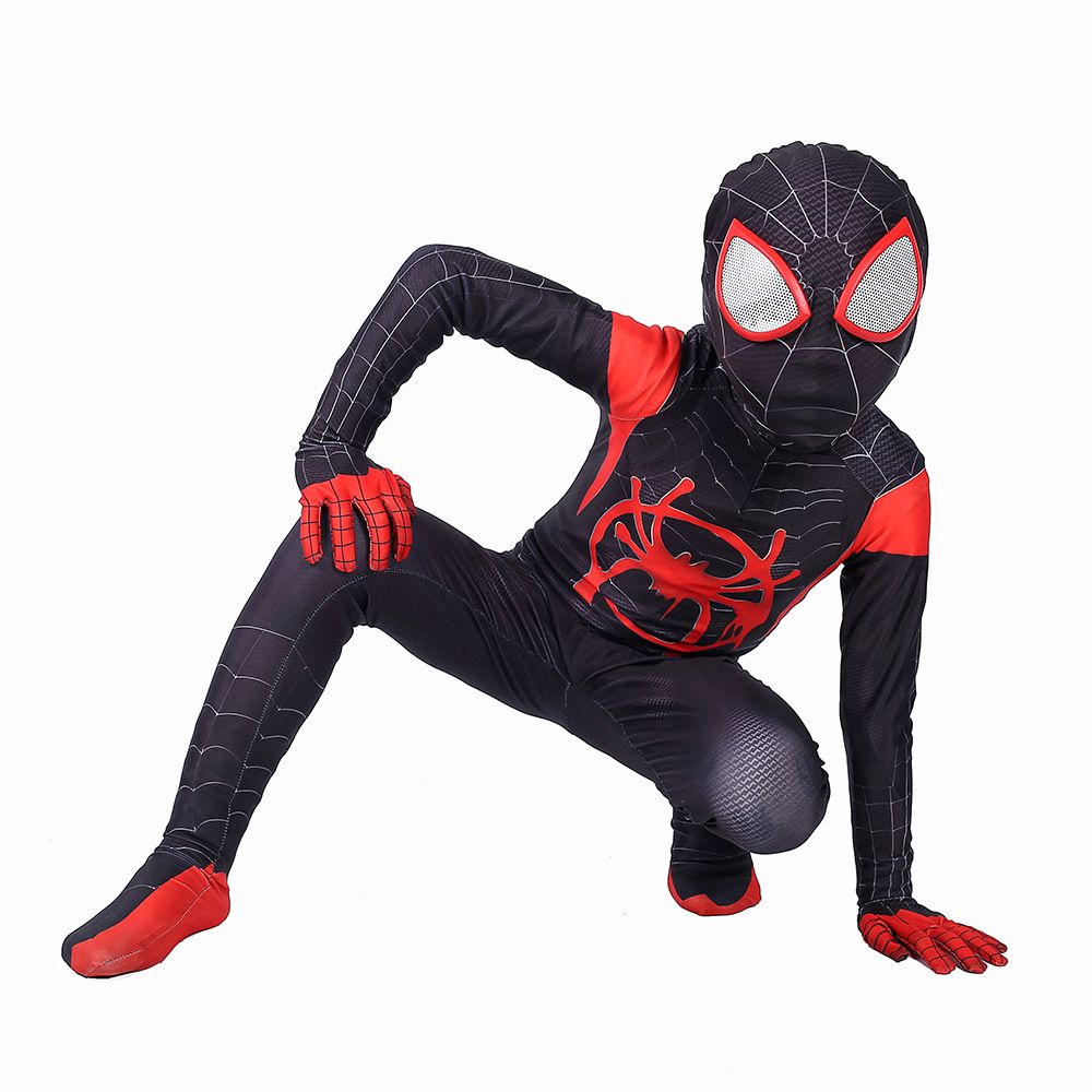 Kids Spider Man Into The Spider-Verse Cosplay Bodysuit