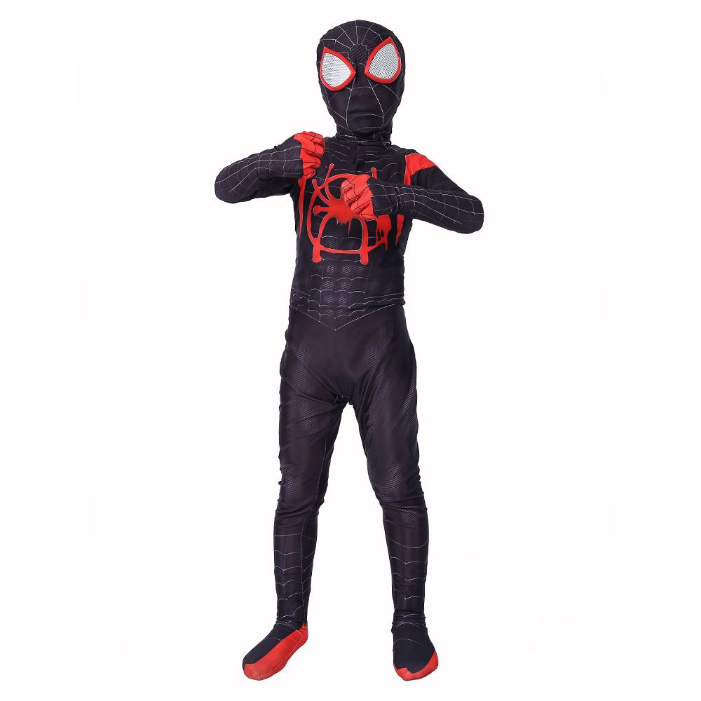 Kids Spider Man Into The Spider-Verse Cosplay Bodysuit