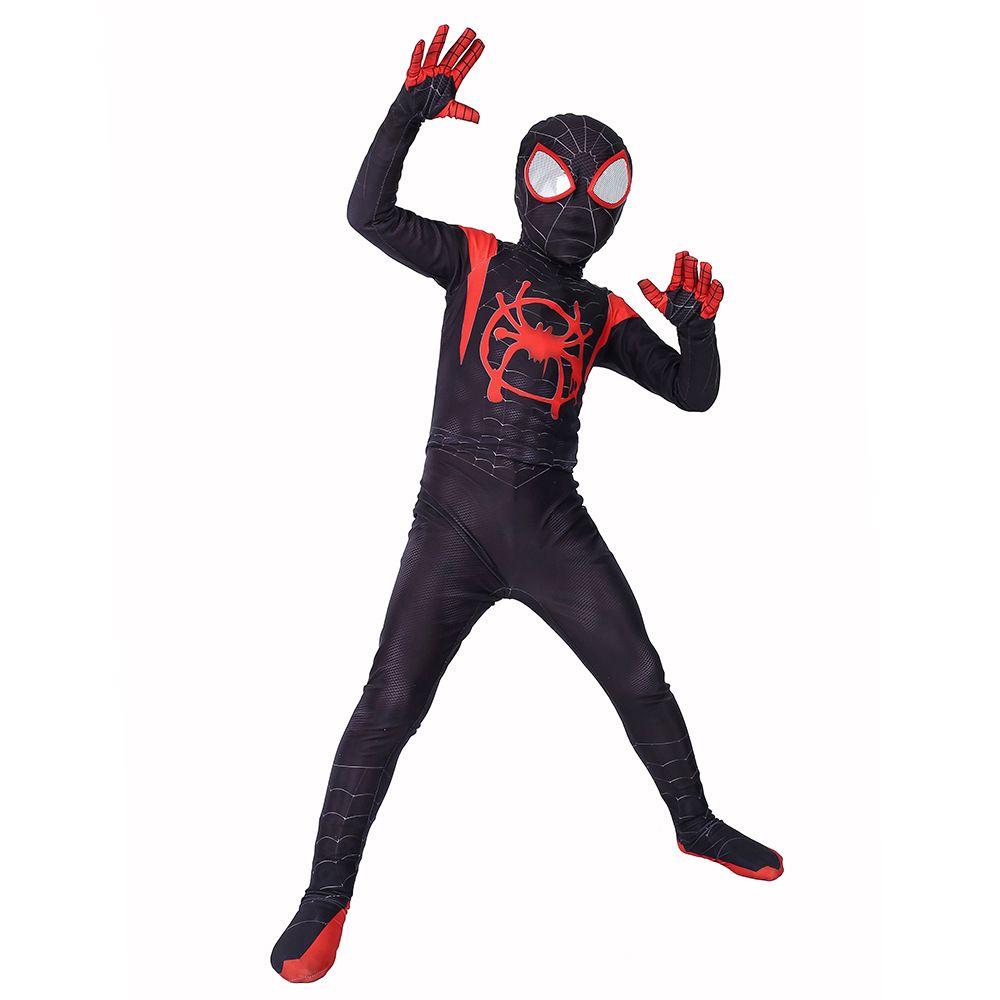 Kids Spider Man Into The Spider-Verse Cosplay Bodysuit