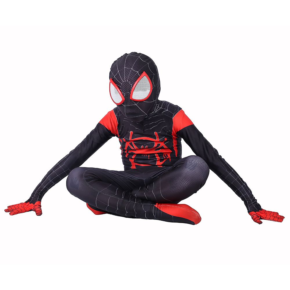 Kids Spider Man Into The Spider-Verse Cosplay Bodysuit
