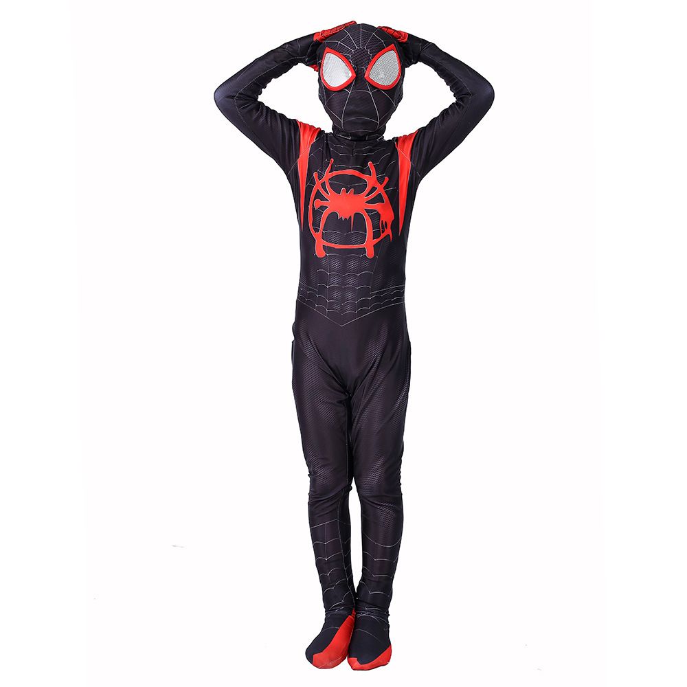 Kids Spider Man Into The Spider-Verse Cosplay Bodysuit