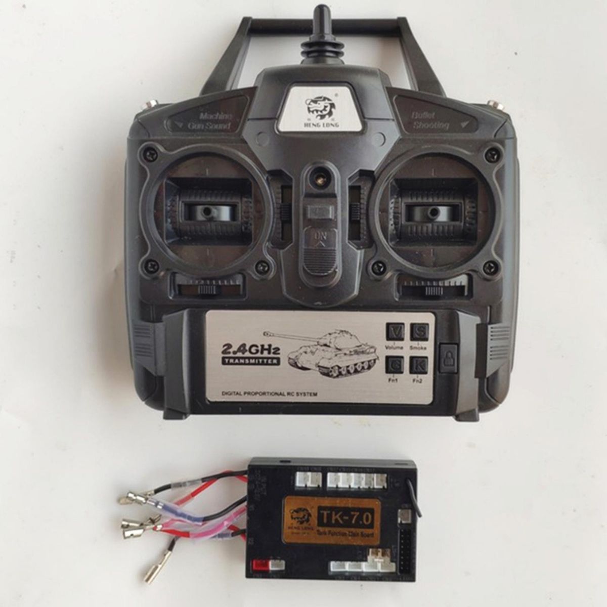 2x RC Tank Motherboard 2.4G 6.0 Receiver Main Board For