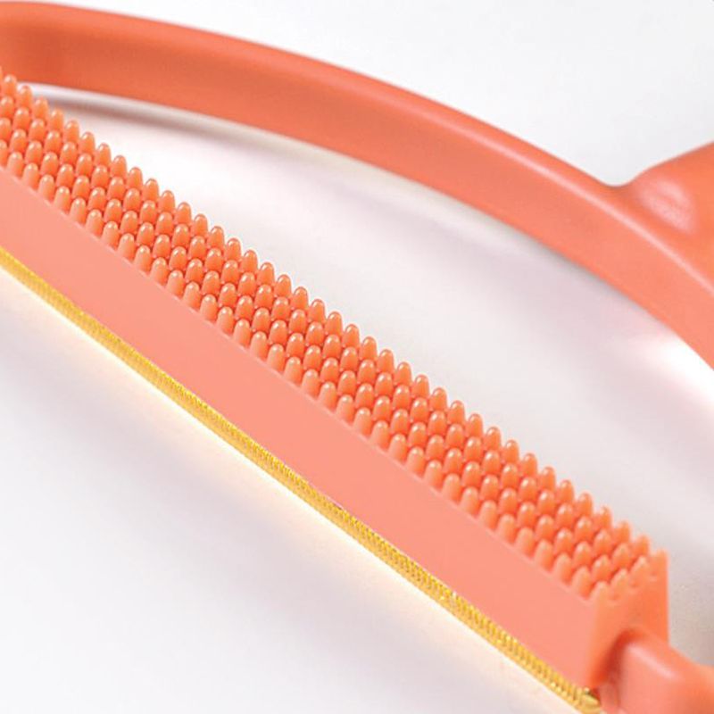 Pet Hair Remover Brush Carpet Woolen Coat Clothes Brush Fur Remover Manual Lint Remover Cleaning Supplie Pet Accessories-Orange