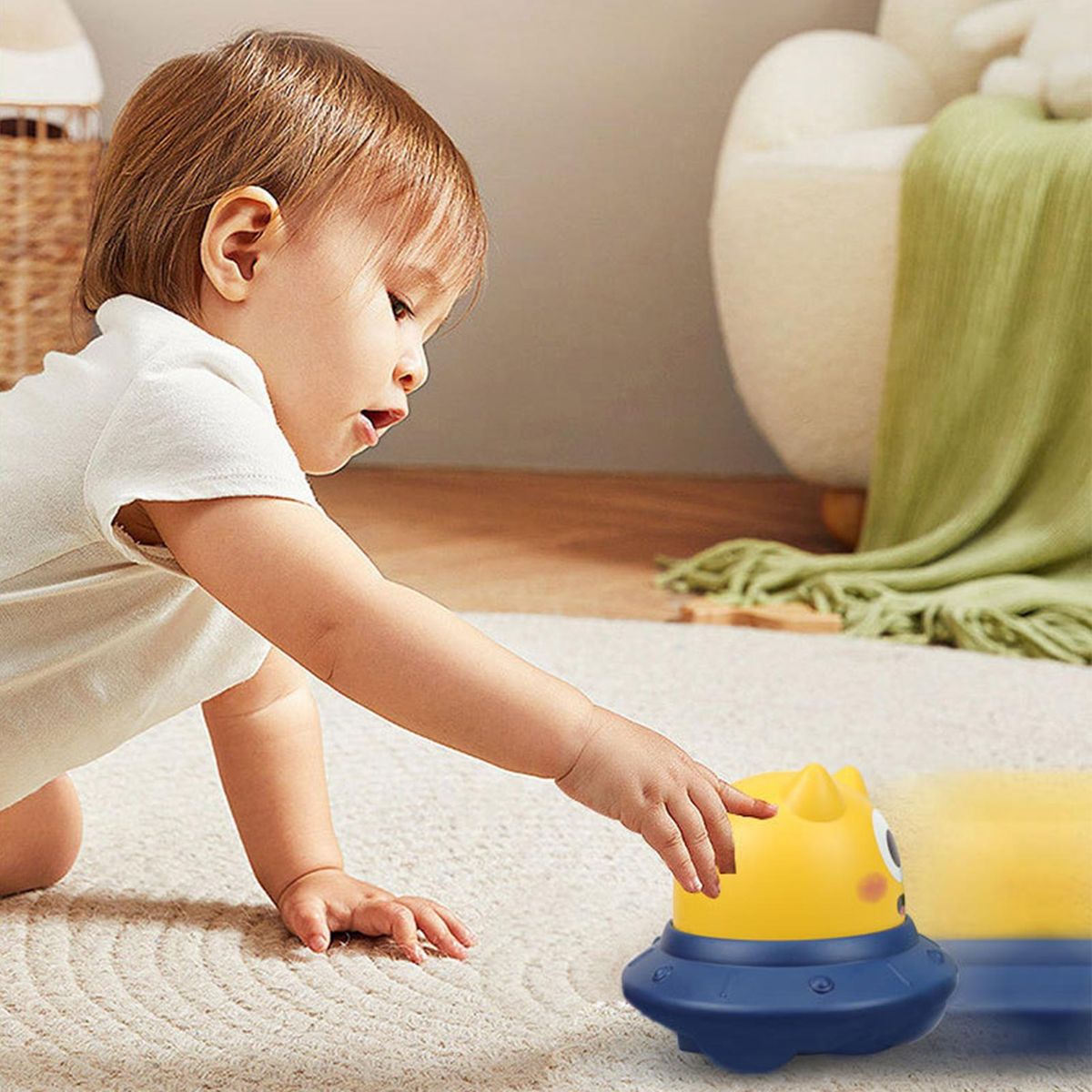 Press And Go Toy Press And Slide Inertial Animal Toy Car Dark Blue