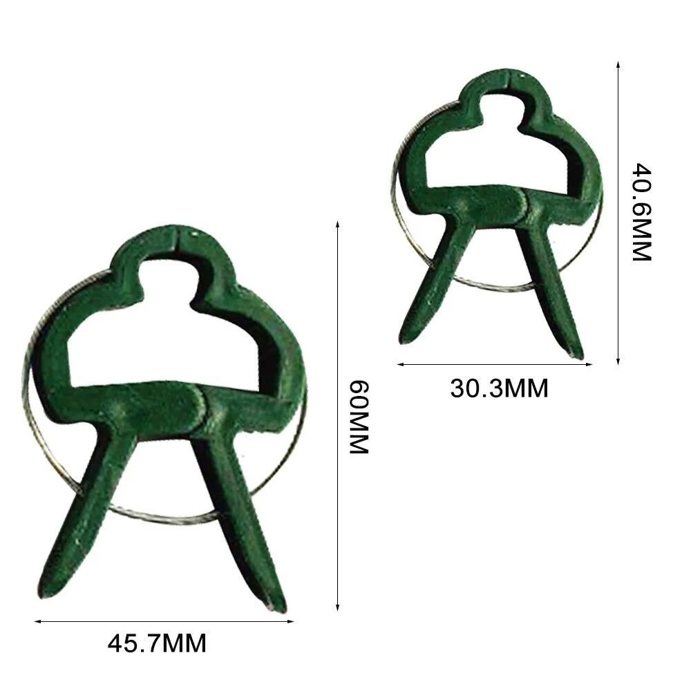 20pcs Plant Support Stand Holder Bonsai Clips Agriculture Tools Grow Kits For Garden Tree Flower Climbing Support Accessories