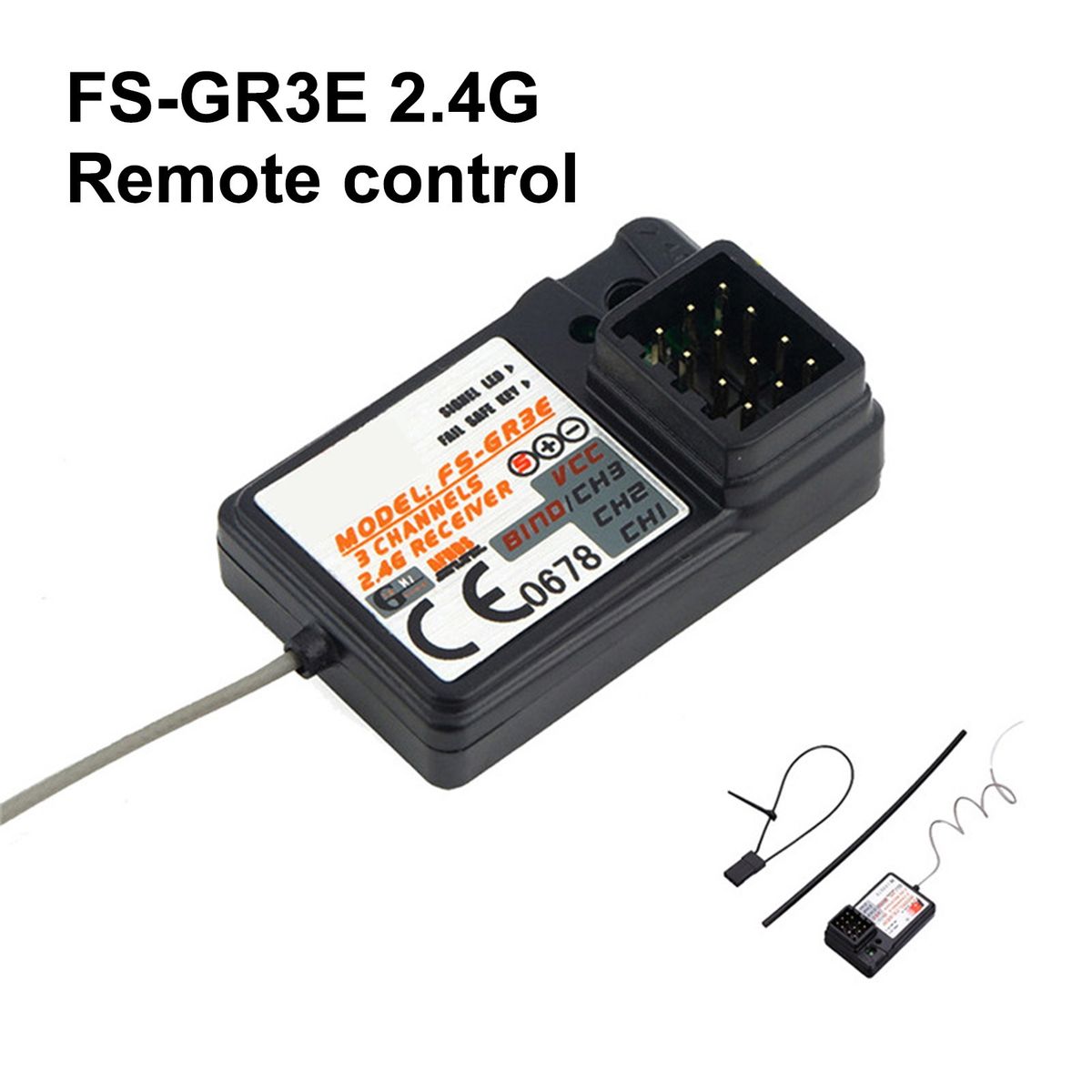 1 Set RC Car Receiver Radio Control Car 3CH 2.4G Receiver