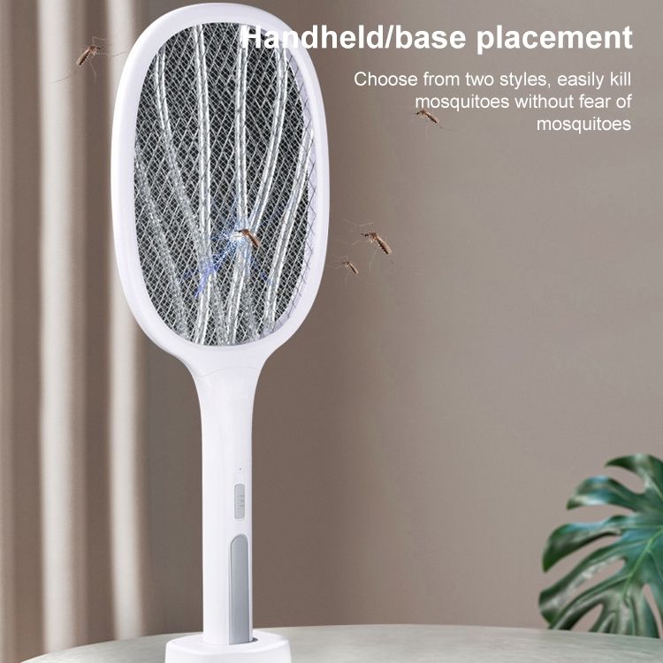 Mosquito Swatter , Colour: LEDx6 Gray (Base Charging)