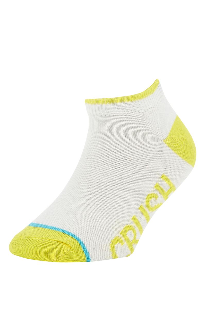 5 Piece Boy Low Cut Socks- White