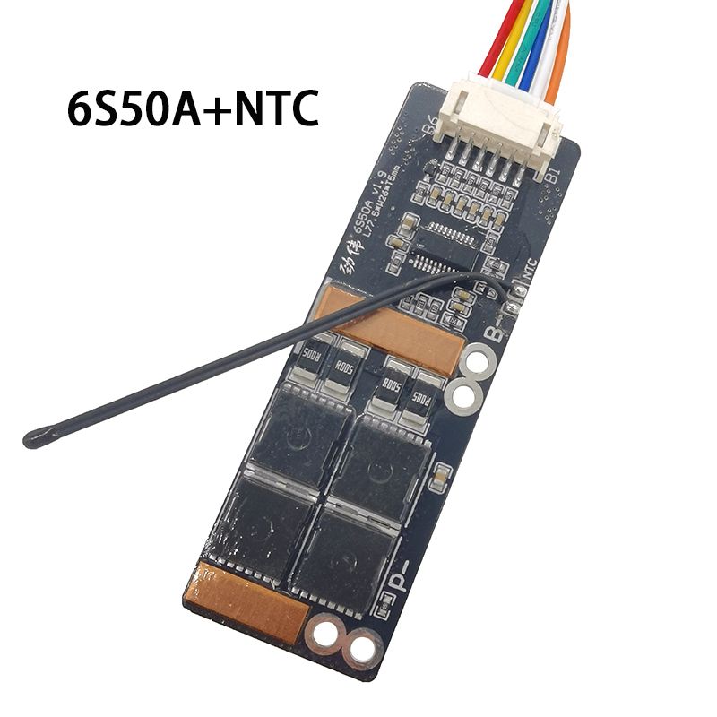 NTC 6S 7S 10S 24V 30A 40A 50A Li-ion Lithium Battery Protection Board 25.2V 29.4V BMS Vacuum Cleaner Car Washer Electric Drill-6S 30A NTC