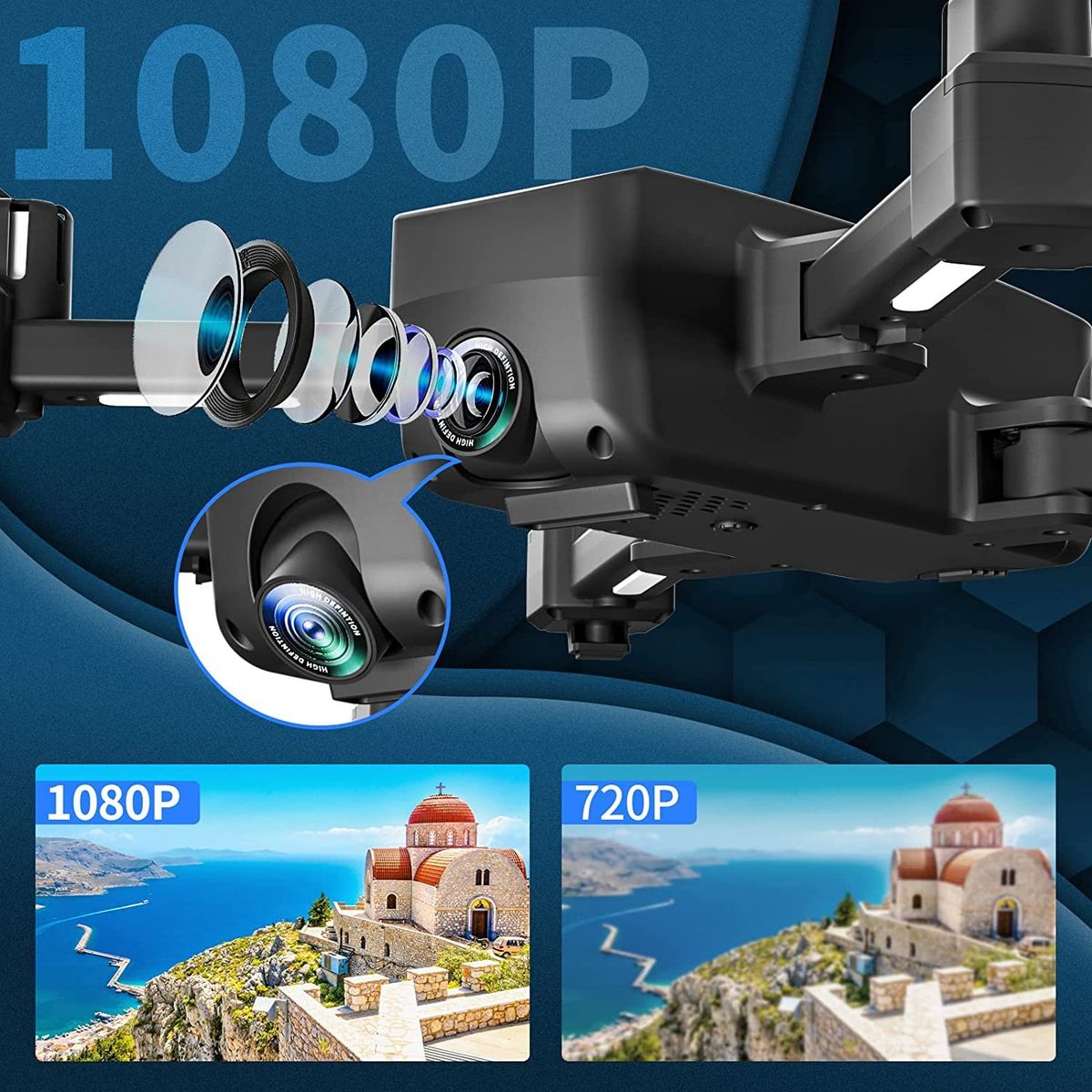 Makerfire With 1080P Camera, RC For Adults