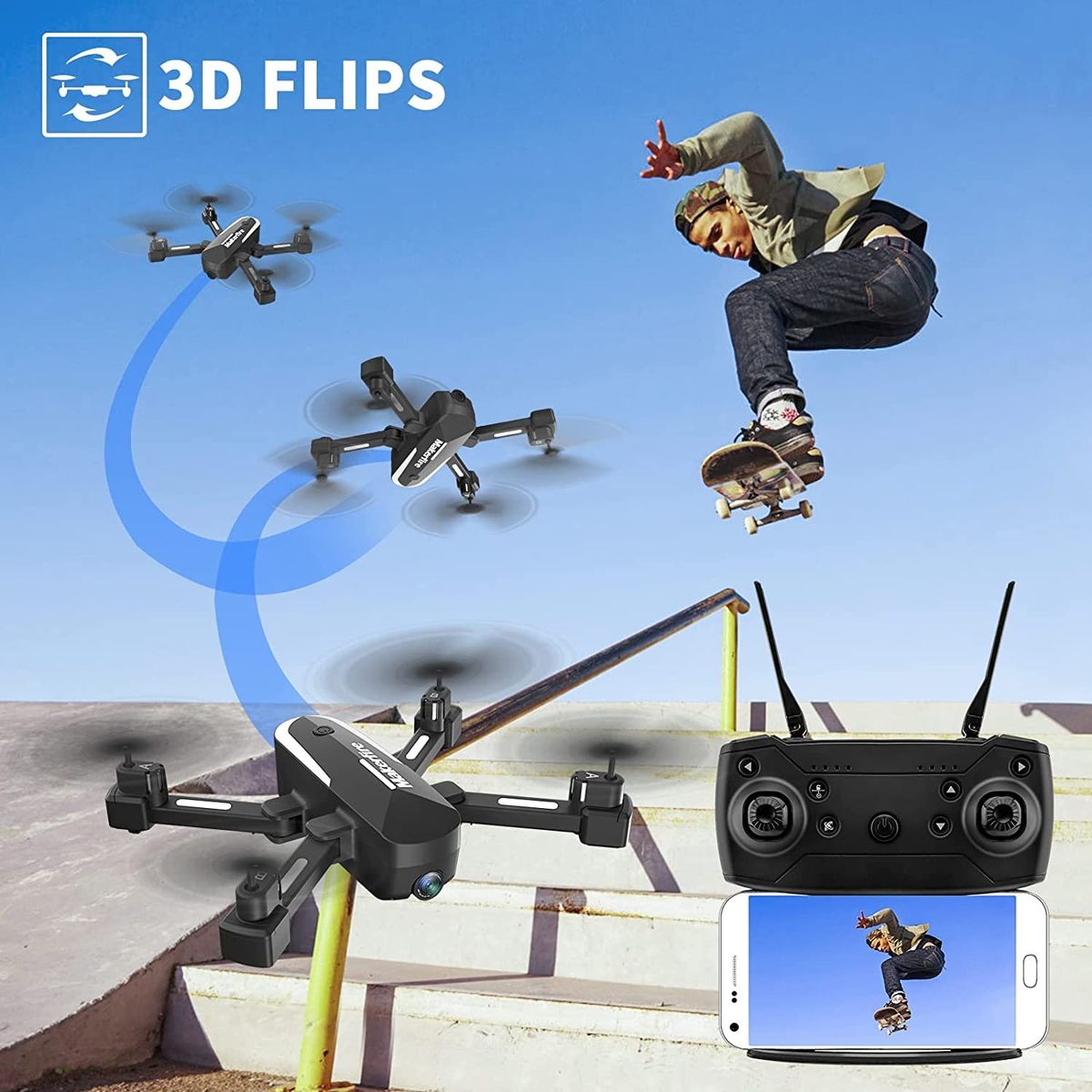 Makerfire With 1080P Camera, RC For Adults