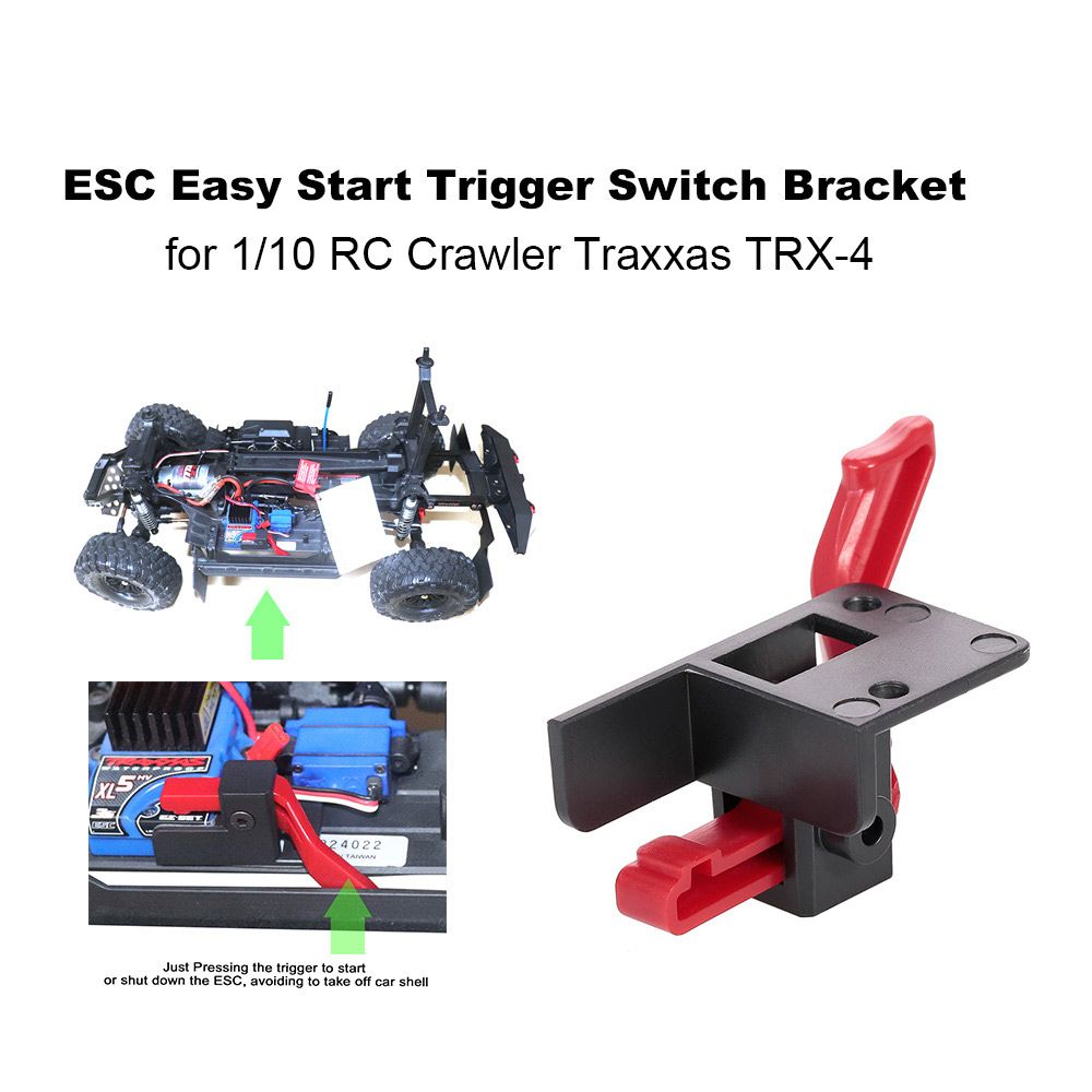 ESC Easy Start Trigger Switch Bracket For 1/10 RC Crawler