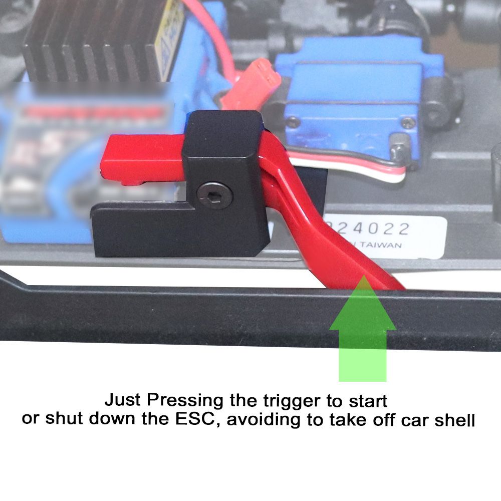 ESC Easy Start Trigger Switch Bracket For 1/10 RC Crawler
