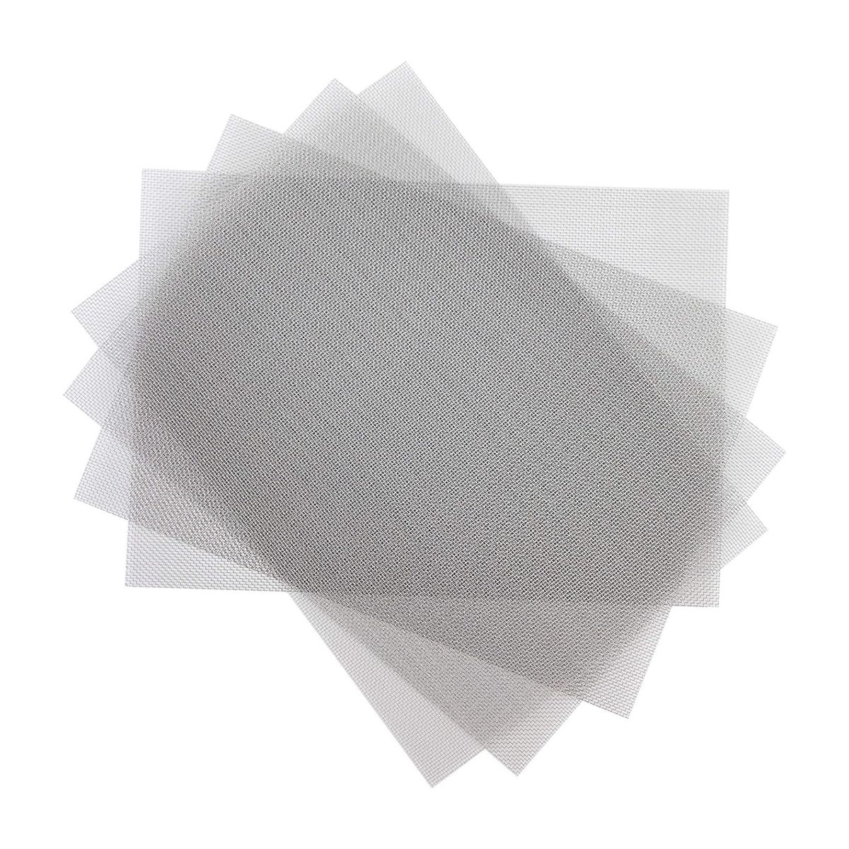 4Pcs Metal Mesh Square 1mm Holes Drain Filter