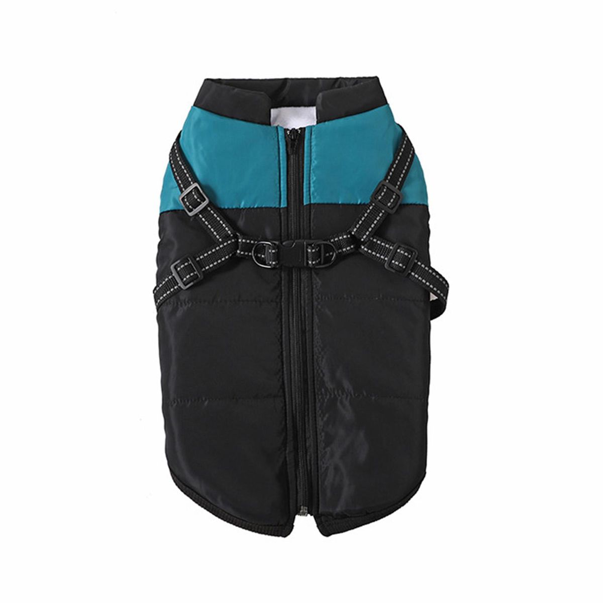Dog Jacket Pet Dog Thickened Vest Jacket Clothing Green
