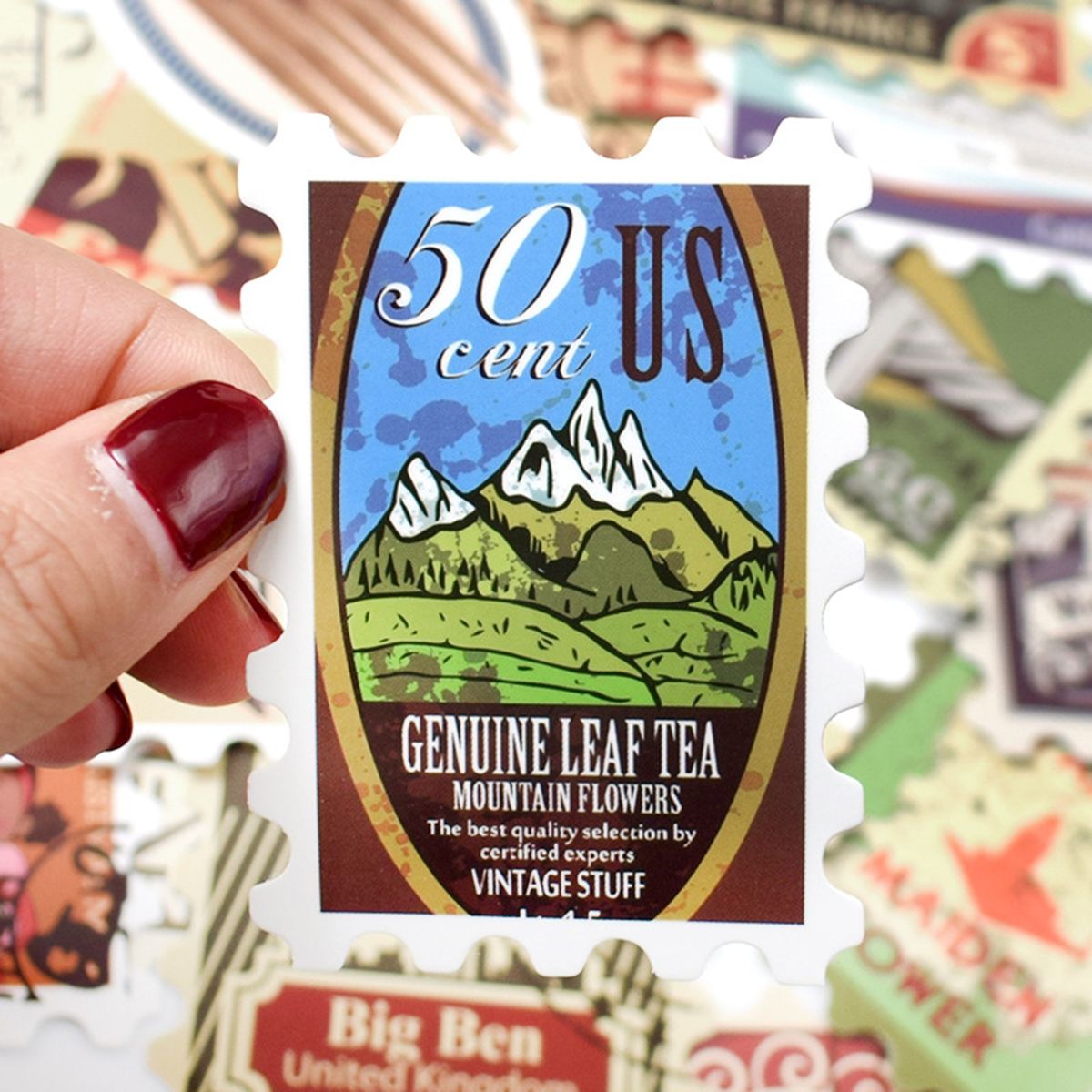 Refrigerator Stickers High Stickiness Waterproof Mix Color