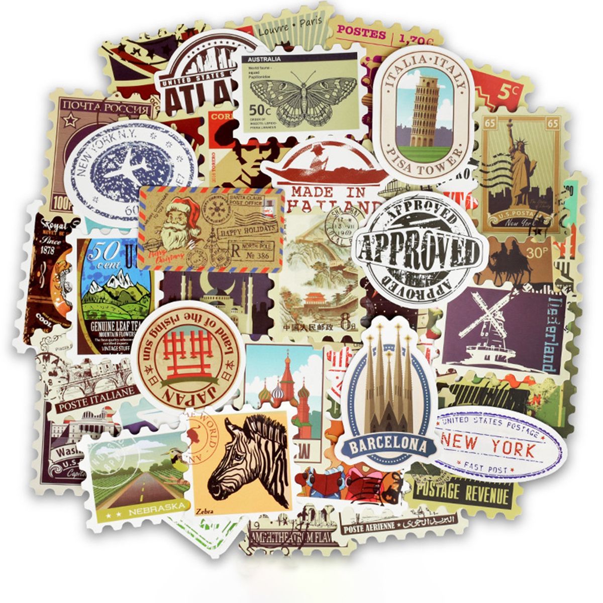 Refrigerator Stickers High Stickiness Waterproof Mix Color
