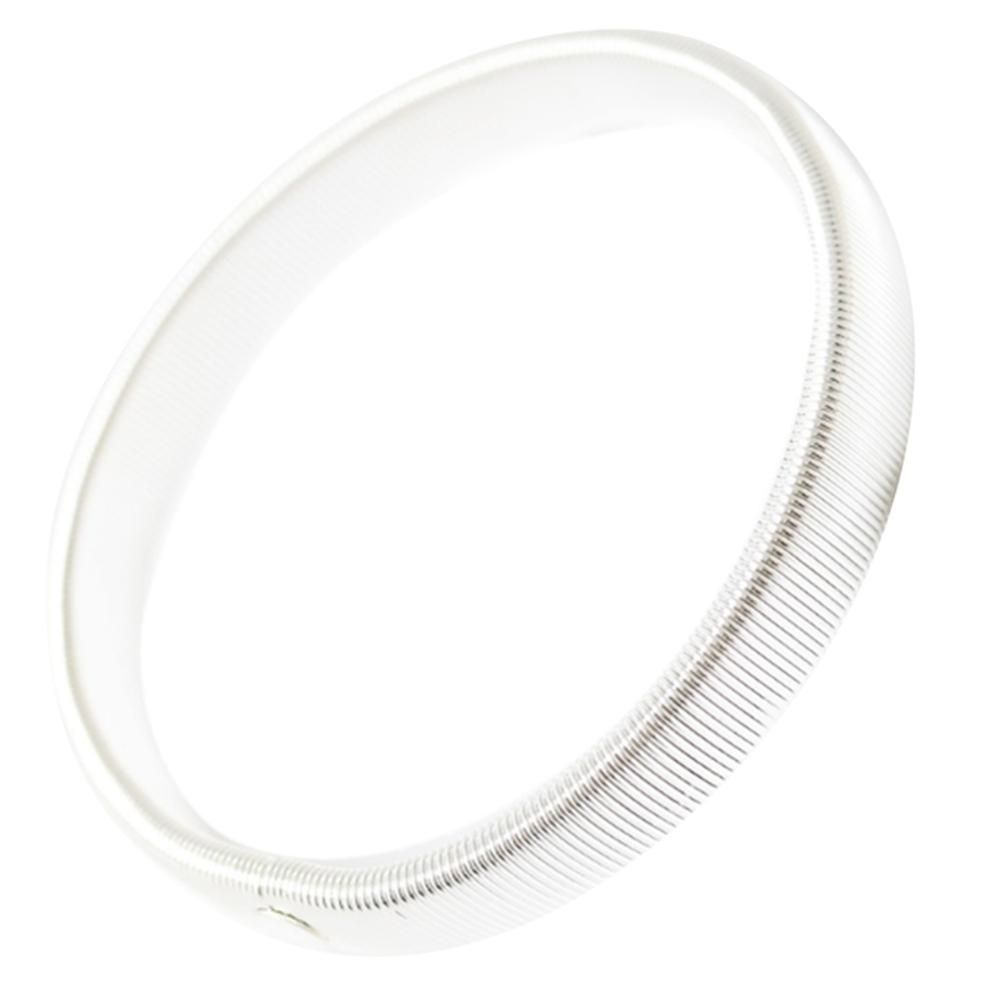 Men's Metal Spring Bracelet Best Gift for Husband,Silver Col