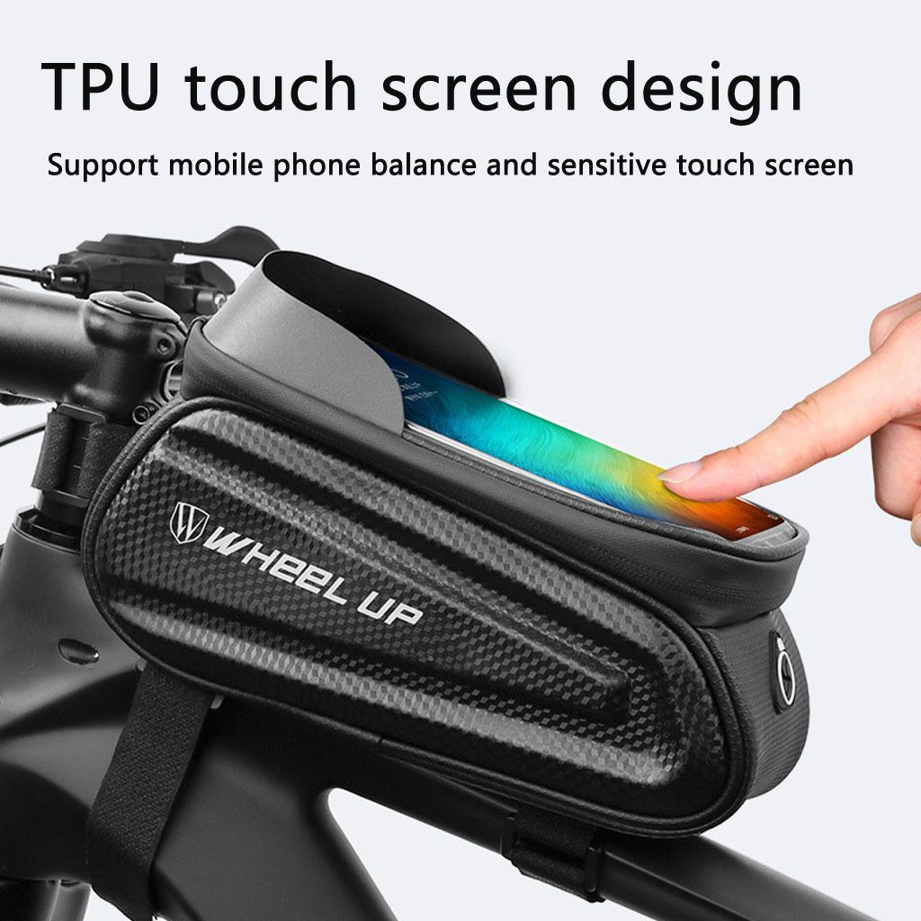 6.5 Inch Bicycle Phone Holder Stand Bike Front Frame Bag