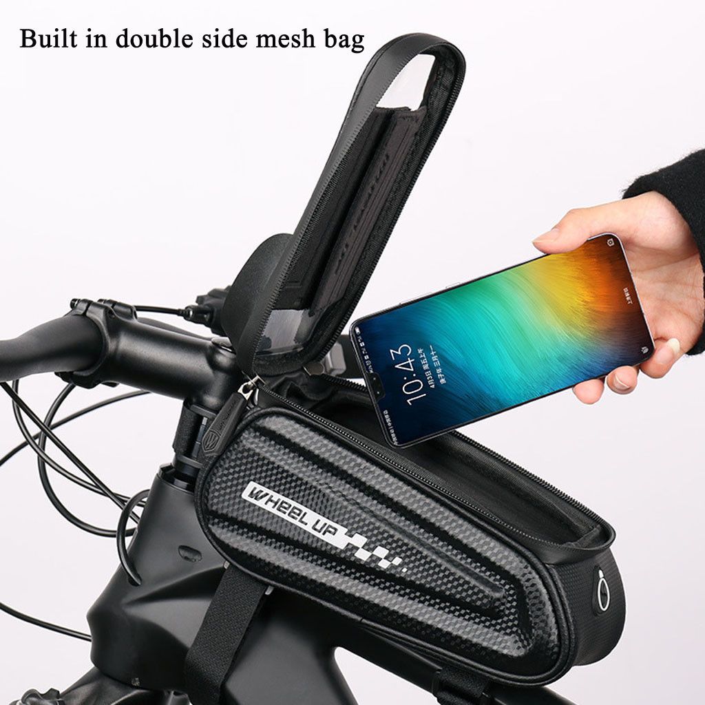 6.5 Inch Bicycle Phone Holder Stand Bike Front Frame Bag