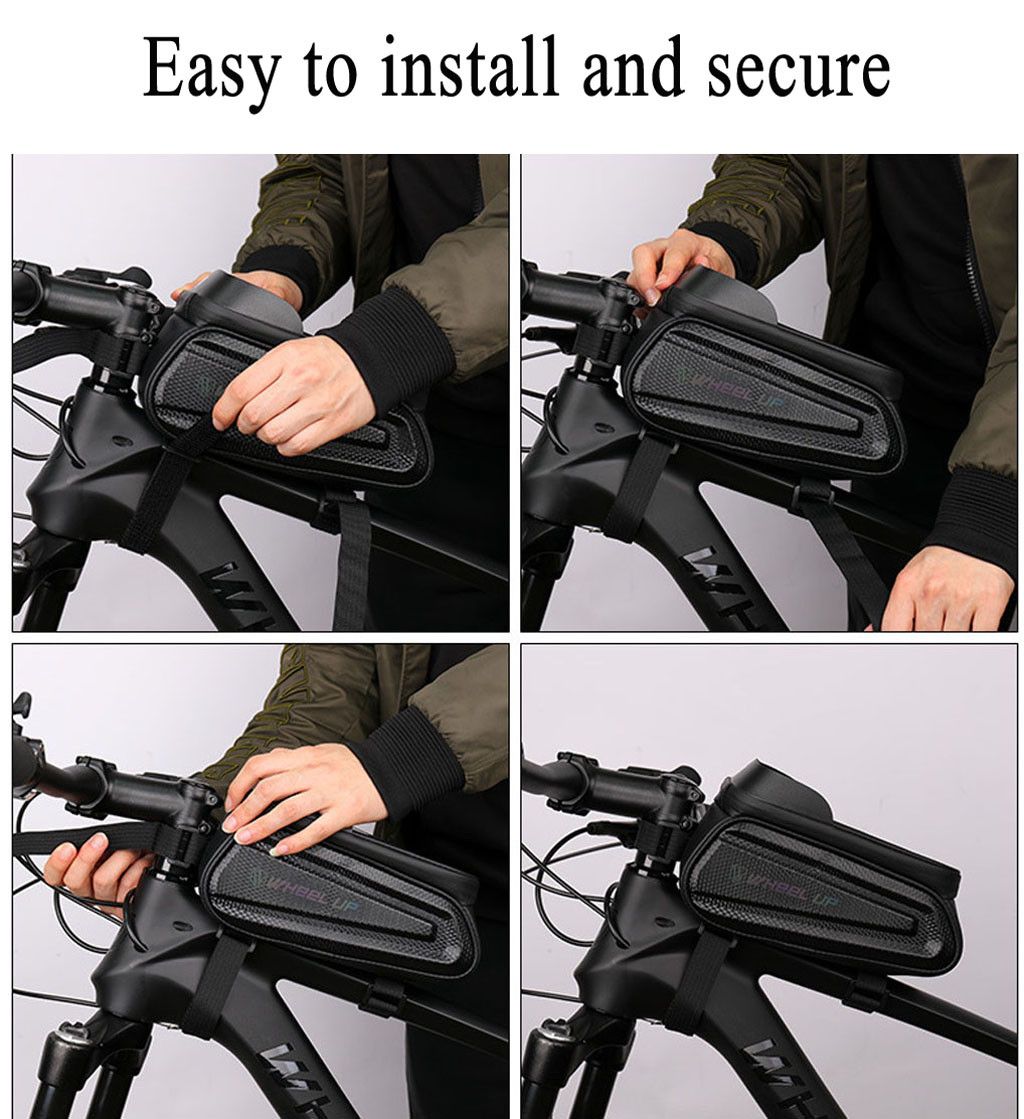 6.5 Inch Bicycle Phone Holder Stand Bike Front Frame Bag