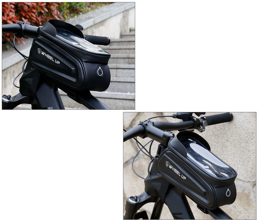 6.5 Inch Bicycle Phone Holder Stand Bike Front Frame Bag