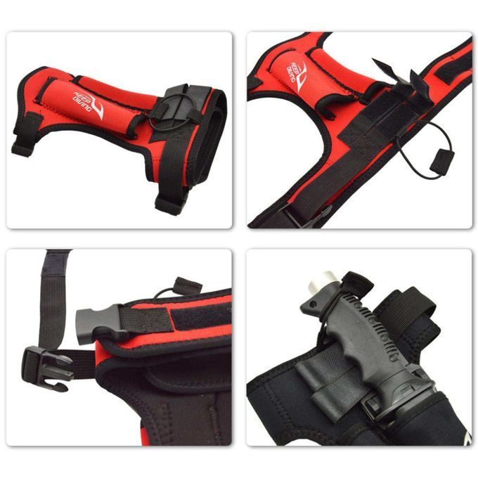 2x Neoprene  Holder Scuba Diving Snorkeling Gear Adjustable Strap