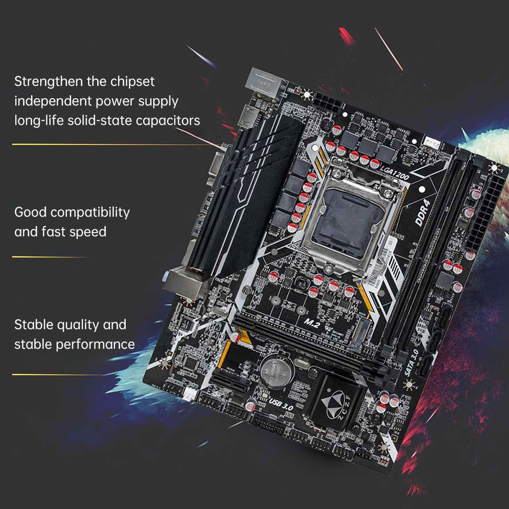 H410 Gaming Motherboard 2666MHz Frequency LGA1200(Intel 10th