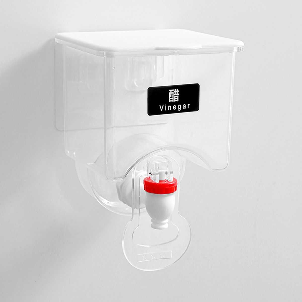 Wall Mounted Oil Dispenser Sauce Press Box Kitchen Tool For White