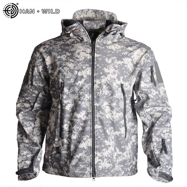 Tactical Jacket Men's Military Fleece ACU-Camouflage_4XL