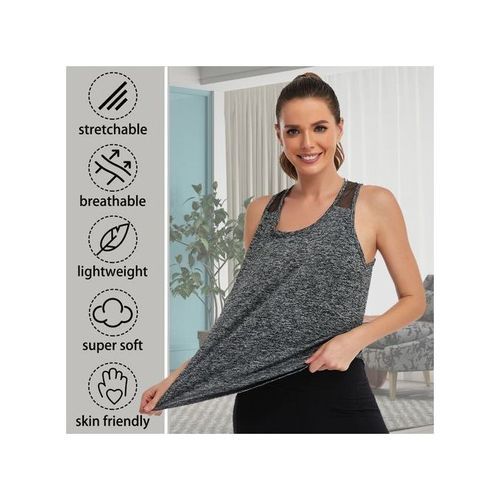 Two Pieces Women's Workout Running Sports Yoga Quick-drying Vest