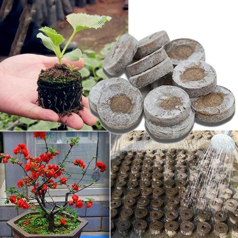 1510pcs Nursery Soil Block Garden Flowers Planting The