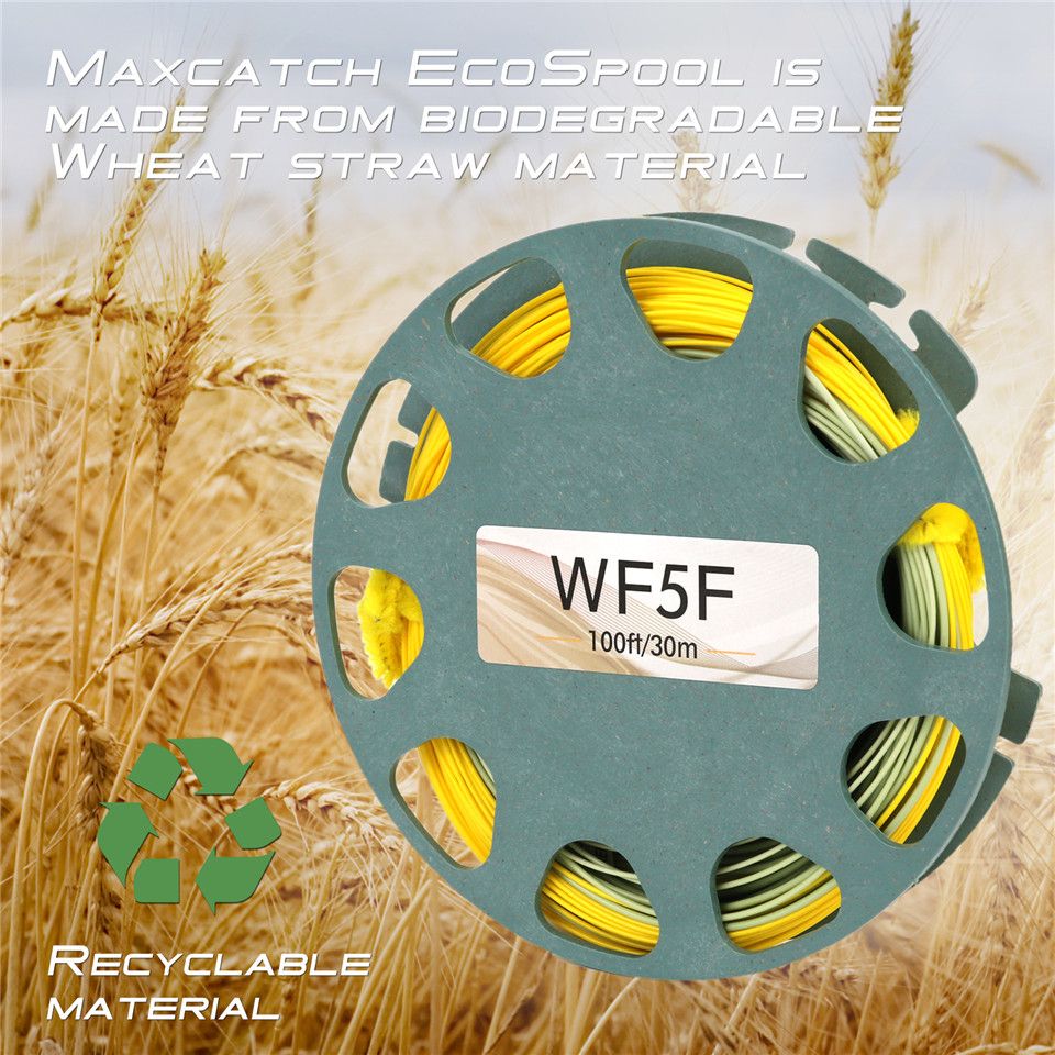 100 FT Smooth Casting Fly Fishing Line 2wt-9wt Weight Forward Floating Fly Line With