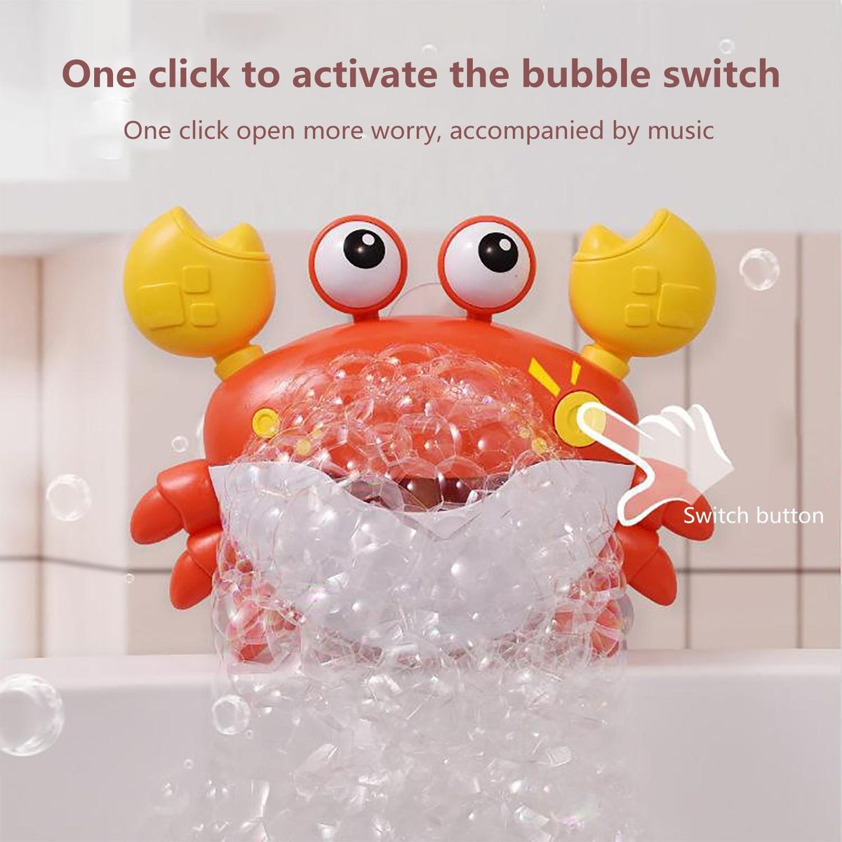 Bubble Machine for Kids Bubbles Musical Electric Bubble Machine Fun Red