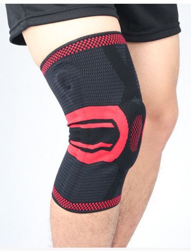 1pc Knee Braces Compression Sleeve 3d Weaving Patella Pad