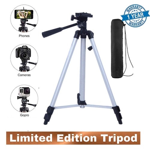 Wt-330a Professional Aluminum Camera Tripod For Dslr Camera & Mobile Phone
