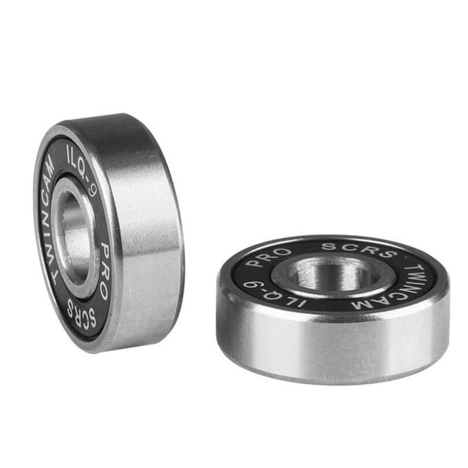 ILQ-9 608 Wheel Skateboard Bearing Longboard High Speed Roller Skate Bearings-Black
