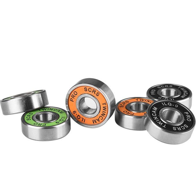ILQ-9 608 Wheel Skateboard Bearing Longboard High Speed Roller Skate Bearings-Black