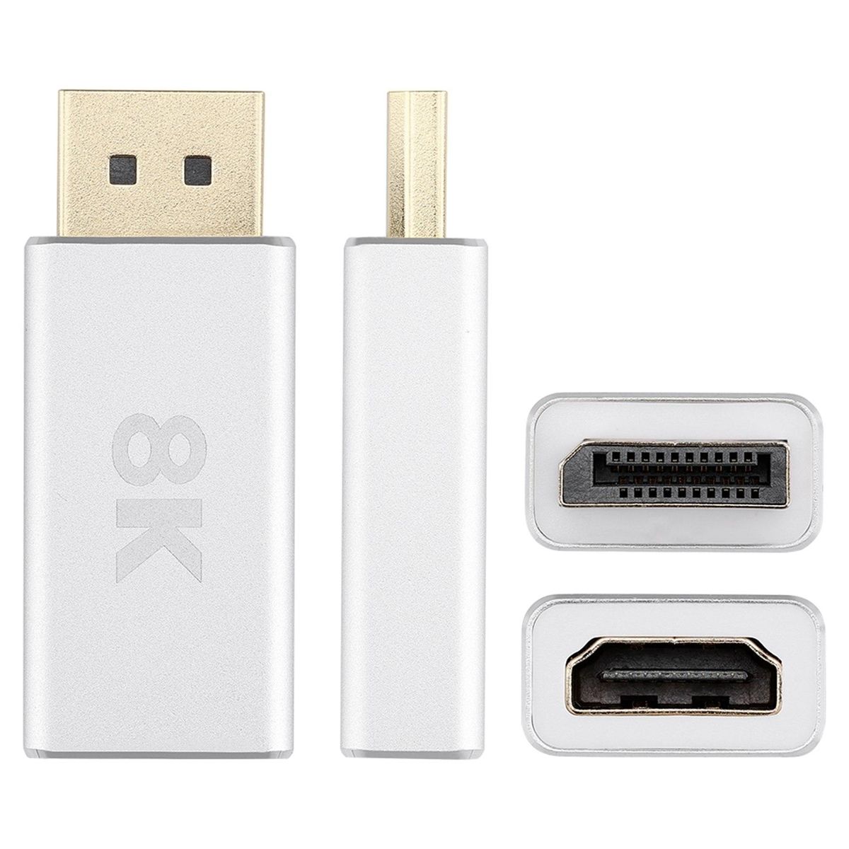 Active Standard DP1.4 to HDMI-Compatible 2.1 Adapter, Dp to