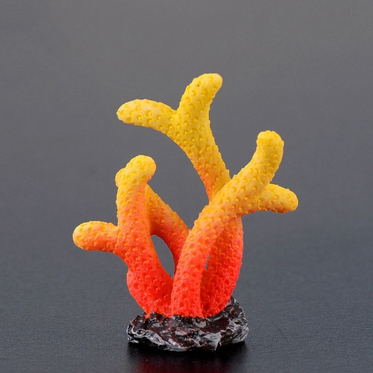 10 PCS Simulation Resin Coral , Colour: No. 2 Colorful