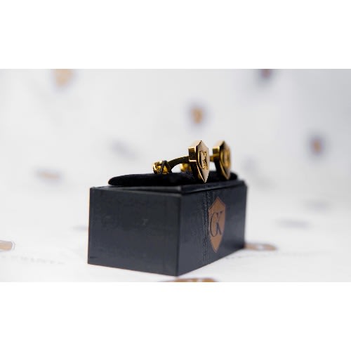 Gold Metal Cufflinks By G'kay Footprint