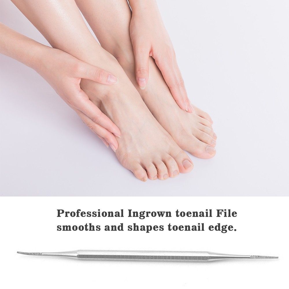 Toe Nail File Foot Nail Care Hook Ingrown Double Ended