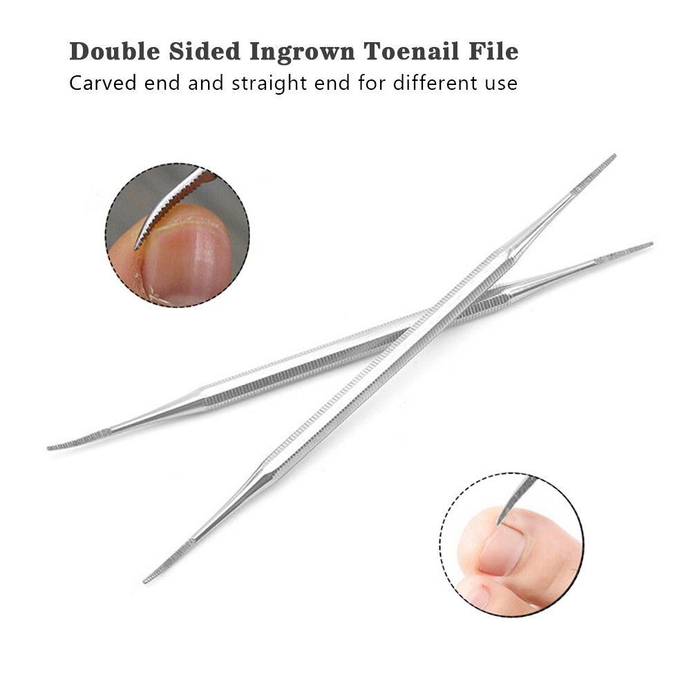 Toe Nail File Foot Nail Care Hook Ingrown Double Ended
