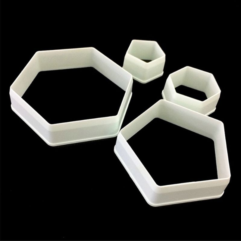 4Pcs Football Soccer Fondant Cutter Cookies Mold Cake