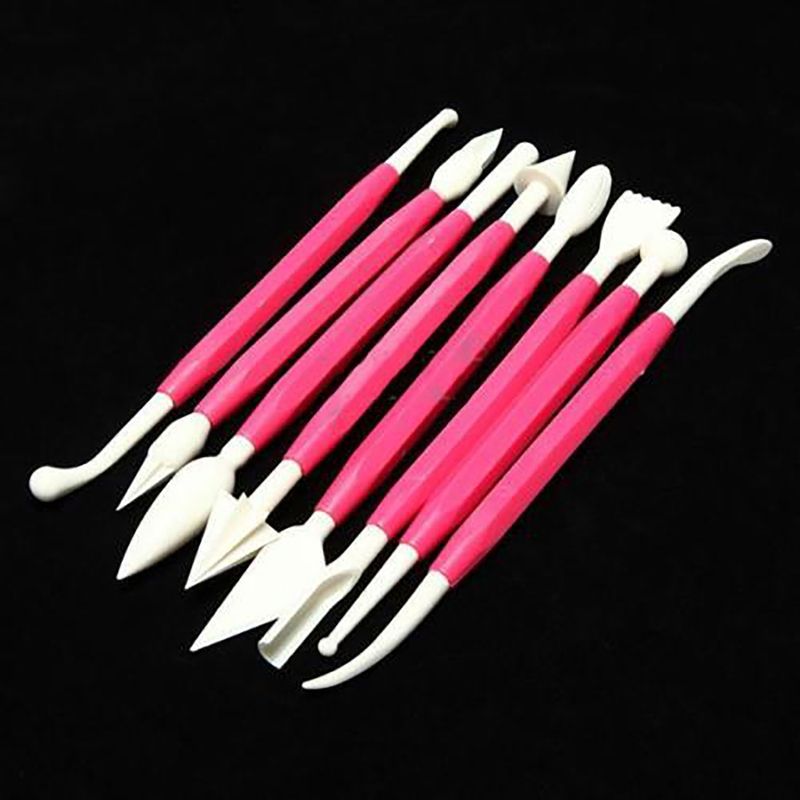 8Pcs/Set Cake Fondant Sugarcraft Modeling Clay DIY